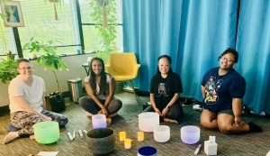 Sound Healing Class Crystal Singing Bowls Learning How To Playi Training Kevin Lisa Foresman Enlumnia Dallas TX