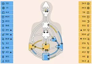 Human Design Chart Profile Reading Type Strategy Gates Kevin Lisa Foresman Enlumnia Dallas TX 2024
