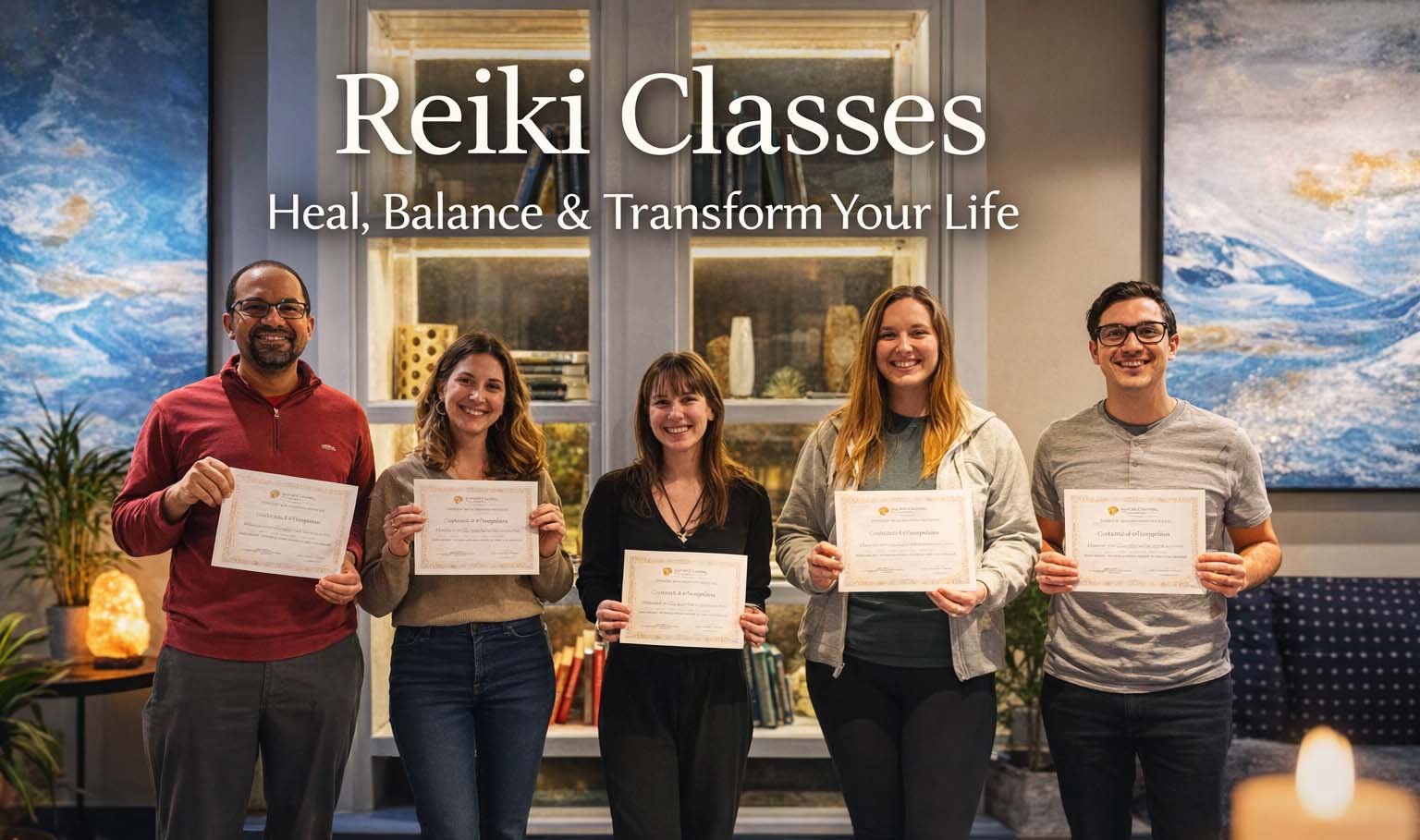 Reiki Class Training Certification Dallas TX Reiki Master Course Symbols Attunement Practitioner Healer In-Person Spiritual Development Kevin Foresman Enlumnia Academy