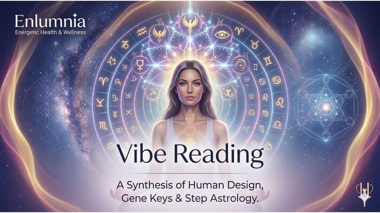 Vibe Readings Human Design, Gene Keys, Astrology, Soul Frequency Blueprint Analysis Kevin Foresman Enlumnia Dallas TX